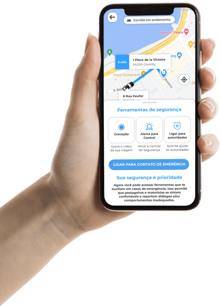 mockup celular passageiro